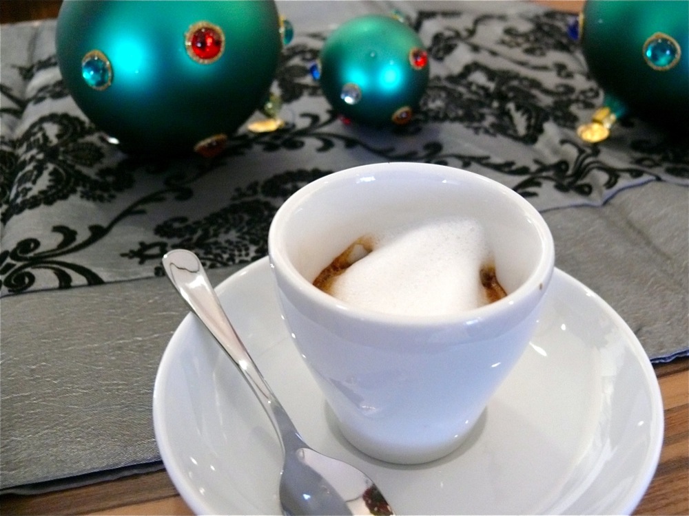 Weihnachts- espresso beim Fürsten