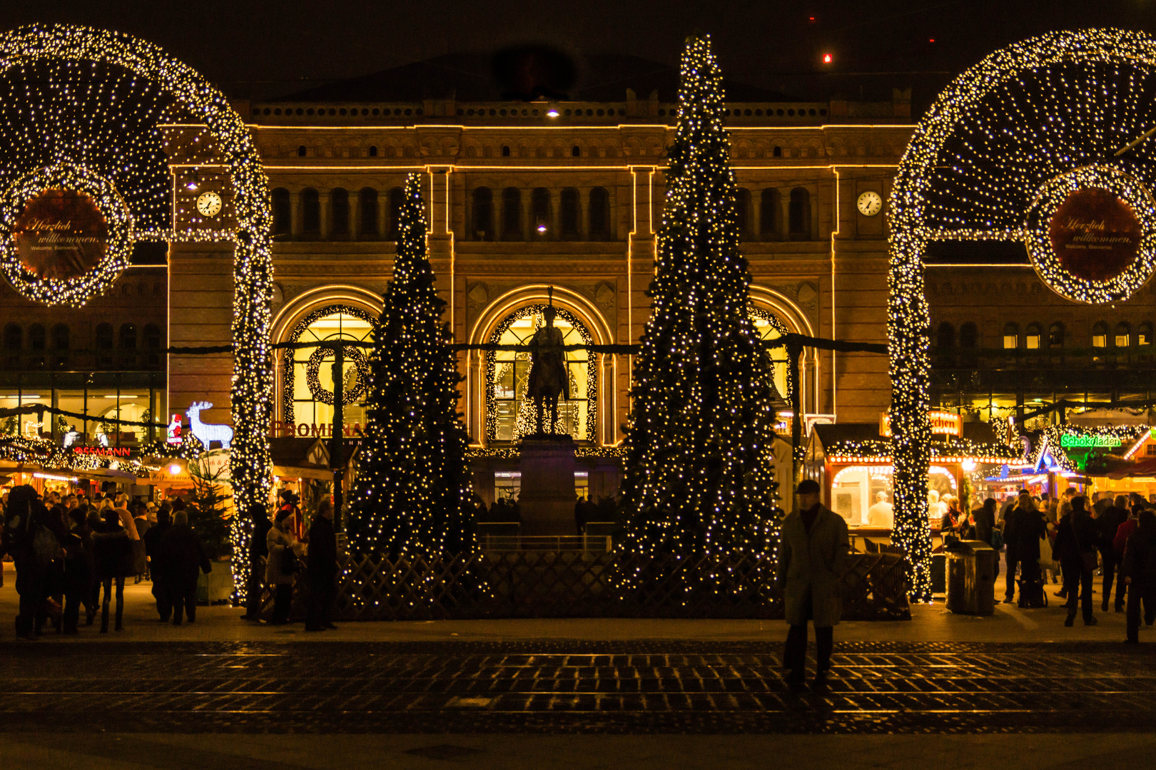 Weihnachts-Impressionen - Hauptbahnhof/Hannover