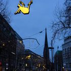 Weihnachts-Motive Einkaufsstrasse Hamburg