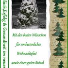 Weihnachts und Neujahr Botschaft