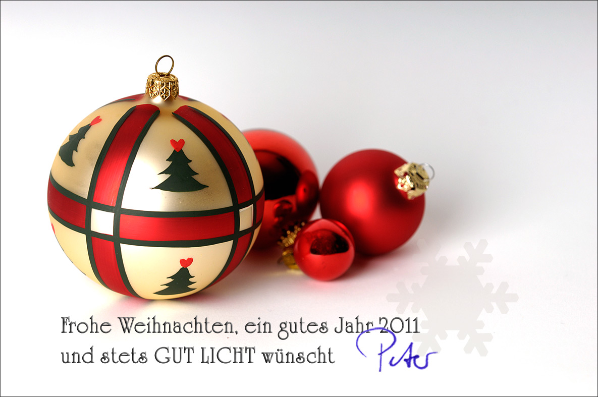 Weihnachts- und Neujahrsgrüße an alle FC-ler