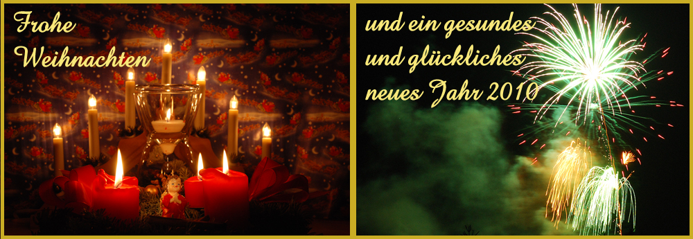 Weihnachts- und Neujahrswünsche