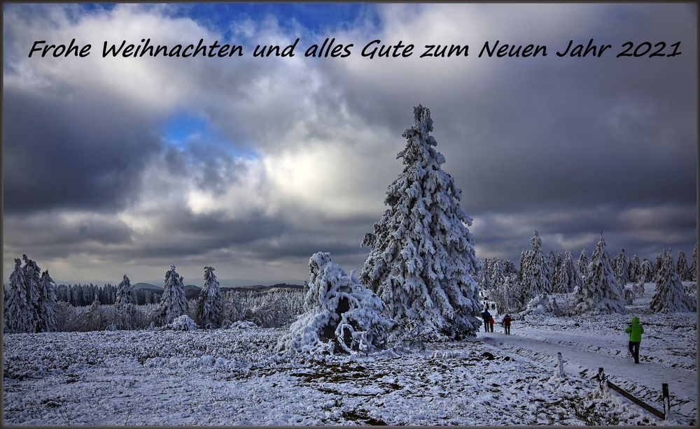 Ich wünsche allen Freunden und ihren Angehörigen in dieser schweren Zeit ein schönes, besinnliches und gesundes Weihnachtsfest und einen guten Rutsch...