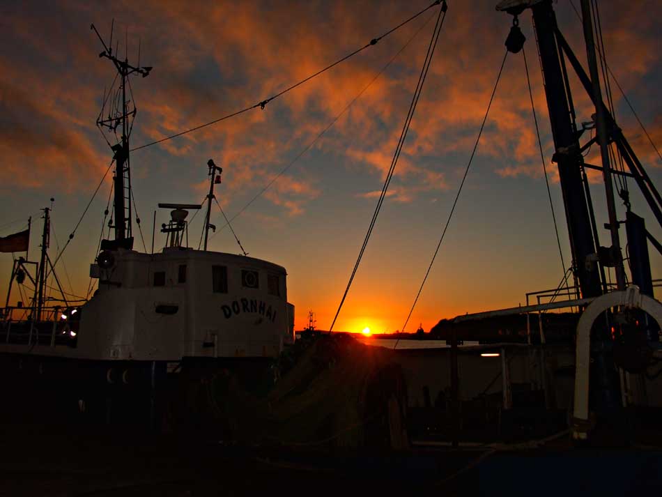 Weihnachtsabend im Hafen