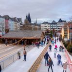 Weihnachtsausklang am Heumarkt bei Tag