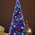 Weihnachtsbaum am Chreschtschatyk