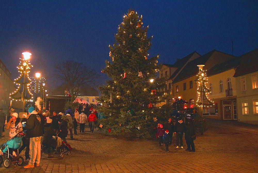 Weihnachtsbaum auf unserem Markt