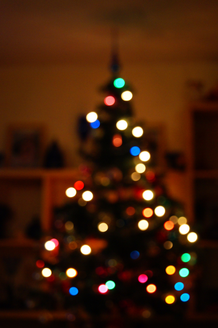 Weihnachtsbaum Bokeh :3