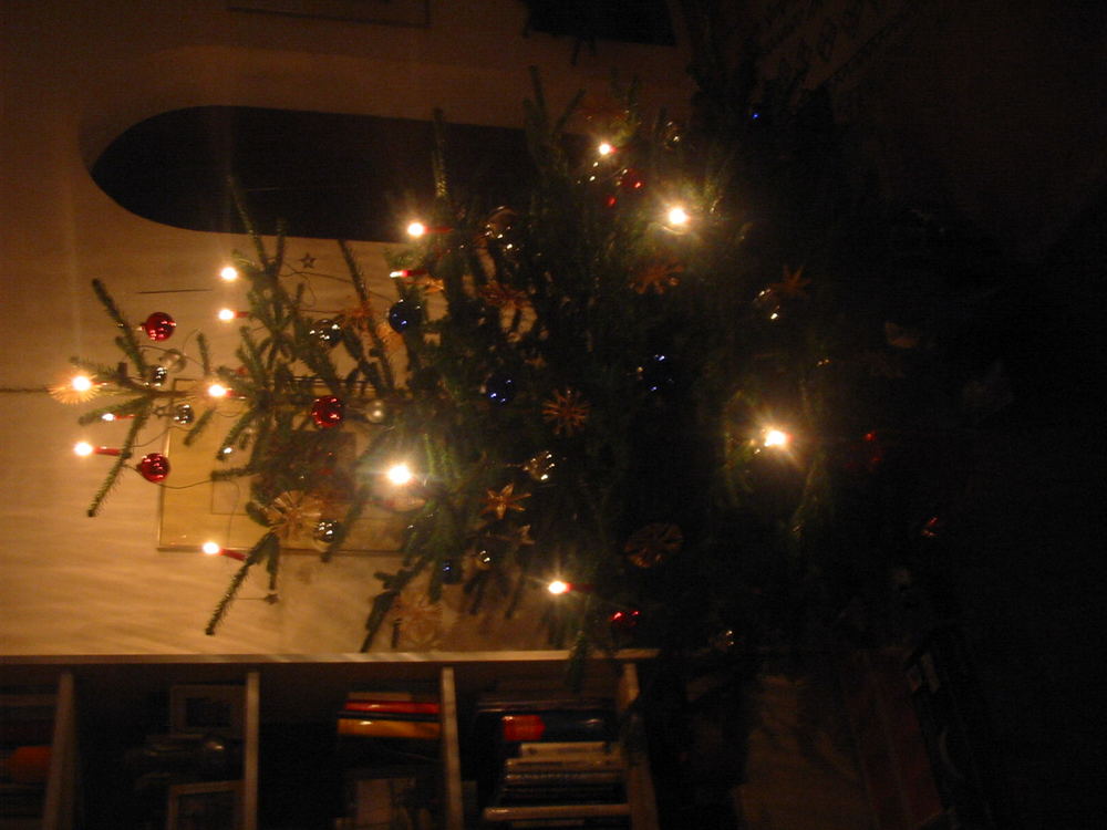 Weihnachtsbaum Dez 2004 ohne Blitz