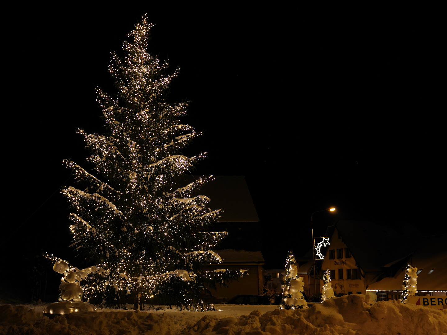 Weihnachtsbaum in Oensingen