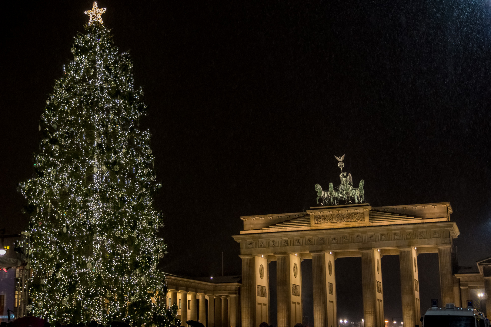 Weihnachtsbaum vorm Brandenburger Tor #1