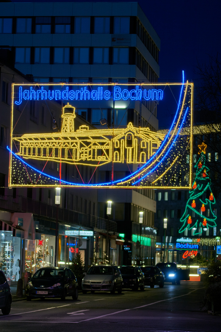 Weihnachtsbeleuchtung in Bochum 