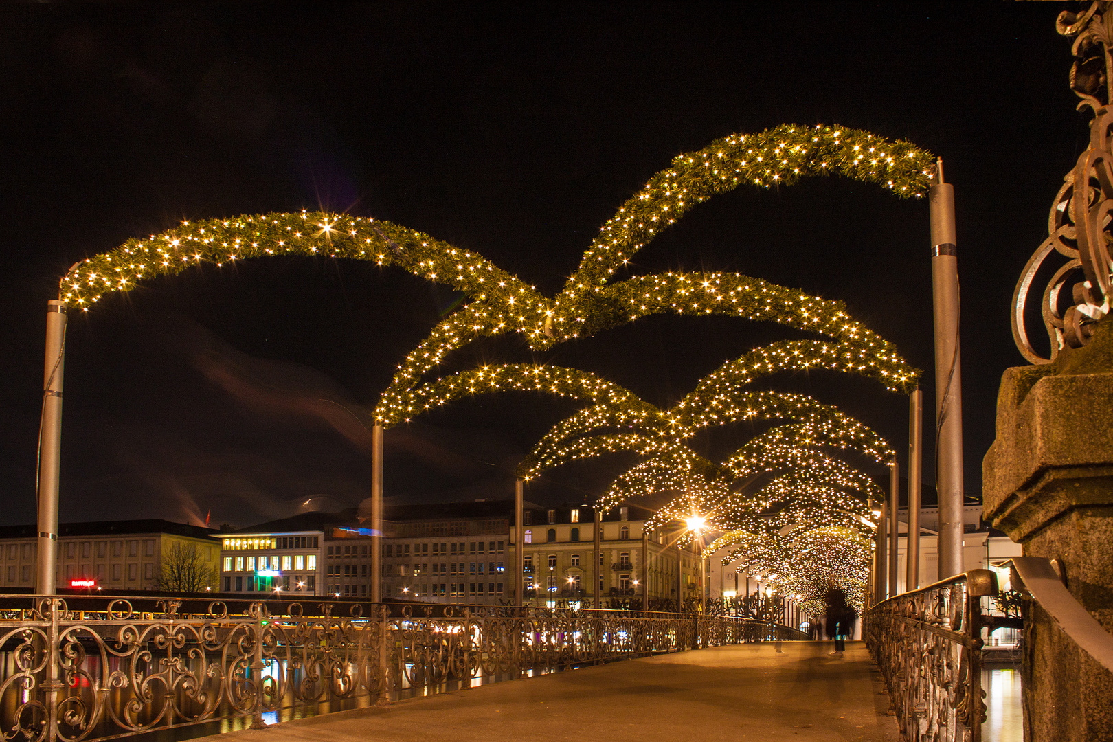 Weihnachtsbeleuchtung in Luzern