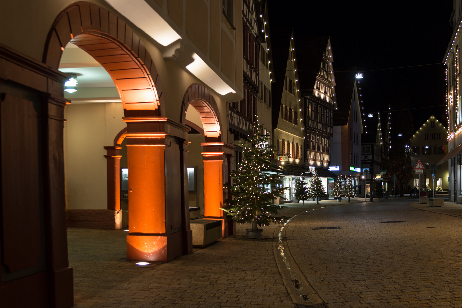 Weihnachtsbeleuchtung in Nagold