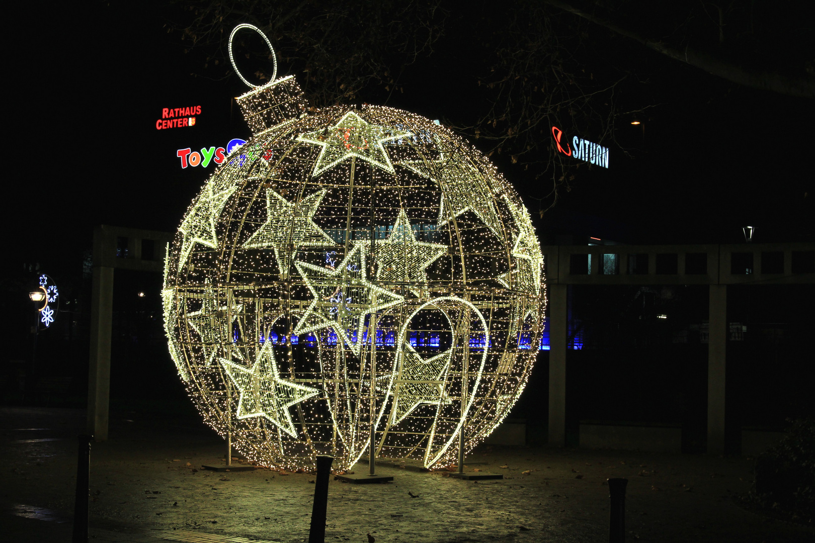 Weihnachtsbeleuchtung Ludwigshafen 2014