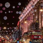 Weihnachtsbeleuchtung Oxford Street + Selfridges