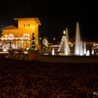 Weihnachtsbeleuchtung vor der Landesgartenschau 2013