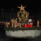 Weihnachtsbrunnen 2017 in Triptis