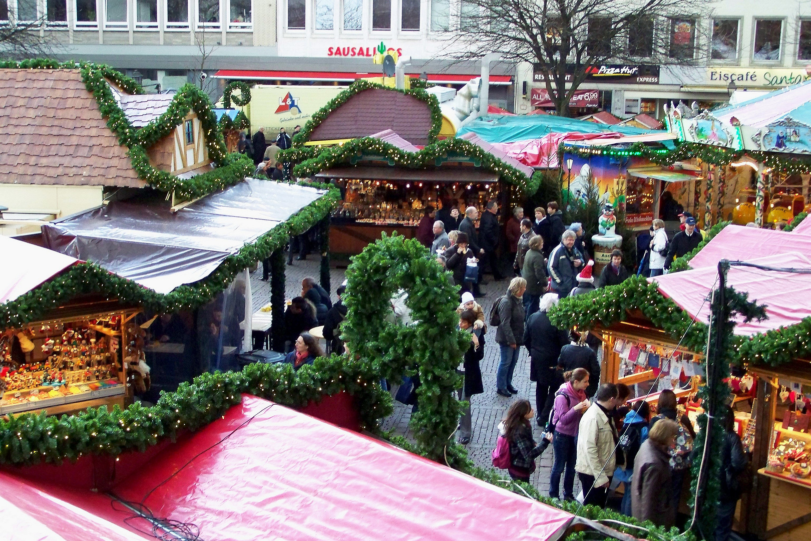 Weihnachtsbuden in Achen!