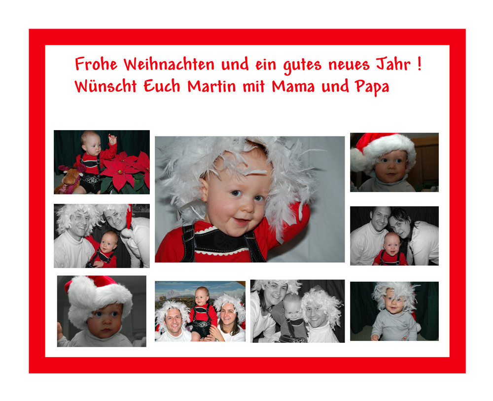 Weihnachtscollage