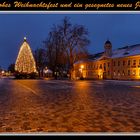 Weihnachtsdeko im Zentrum von Neuruppin