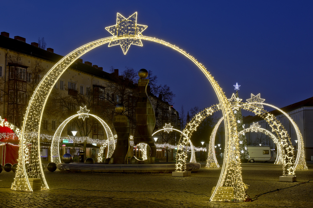 Weihnachtsdekoration in Dessau