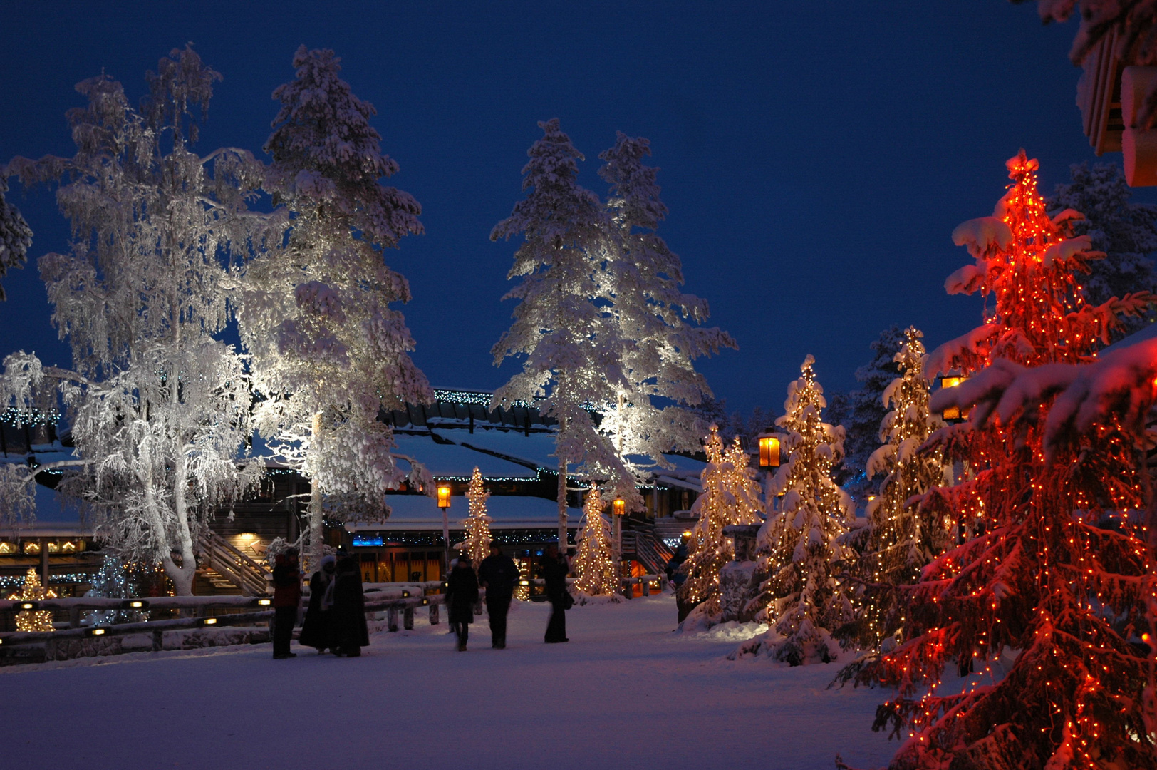 Weihnachtsdorf am Polarkreis