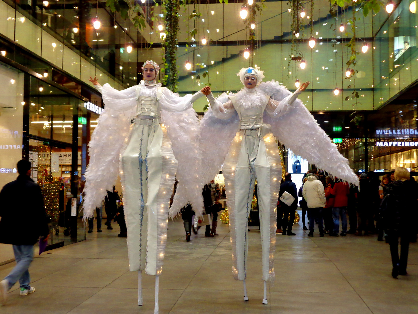 Weihnachtsengel unterwegs