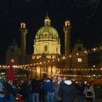 Weihnachtsflair am Karlsplatz (Wien)
