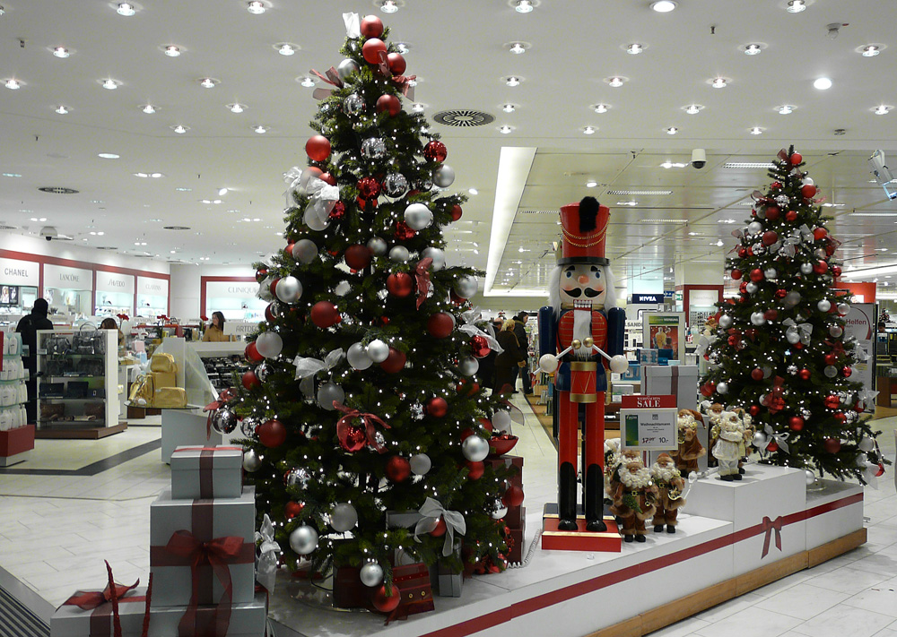 Weihnachtsglanz im Kaufhof am Wehrhahn
