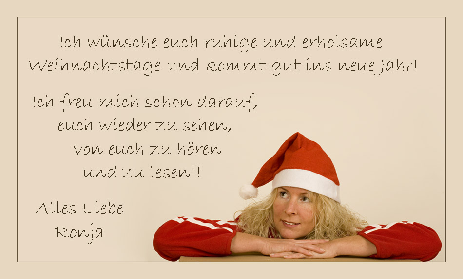 Weihnachtsgrüße ...