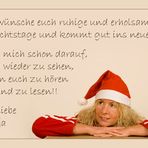 Weihnachtsgrüße ...