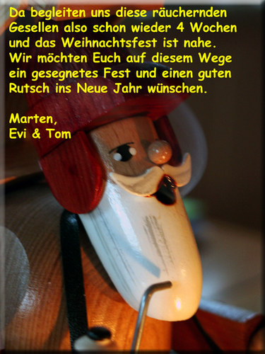 Weihnachtsgrüße von Tom Stenker