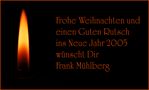 Weihnachtsgrüße 2004 von Frank Mühlberg