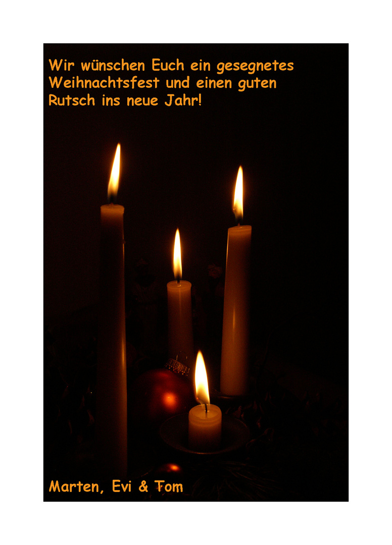 Weihnachtsgrüße 2012