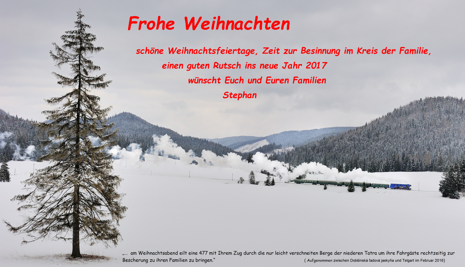 Weihnachtsgrüße 2016