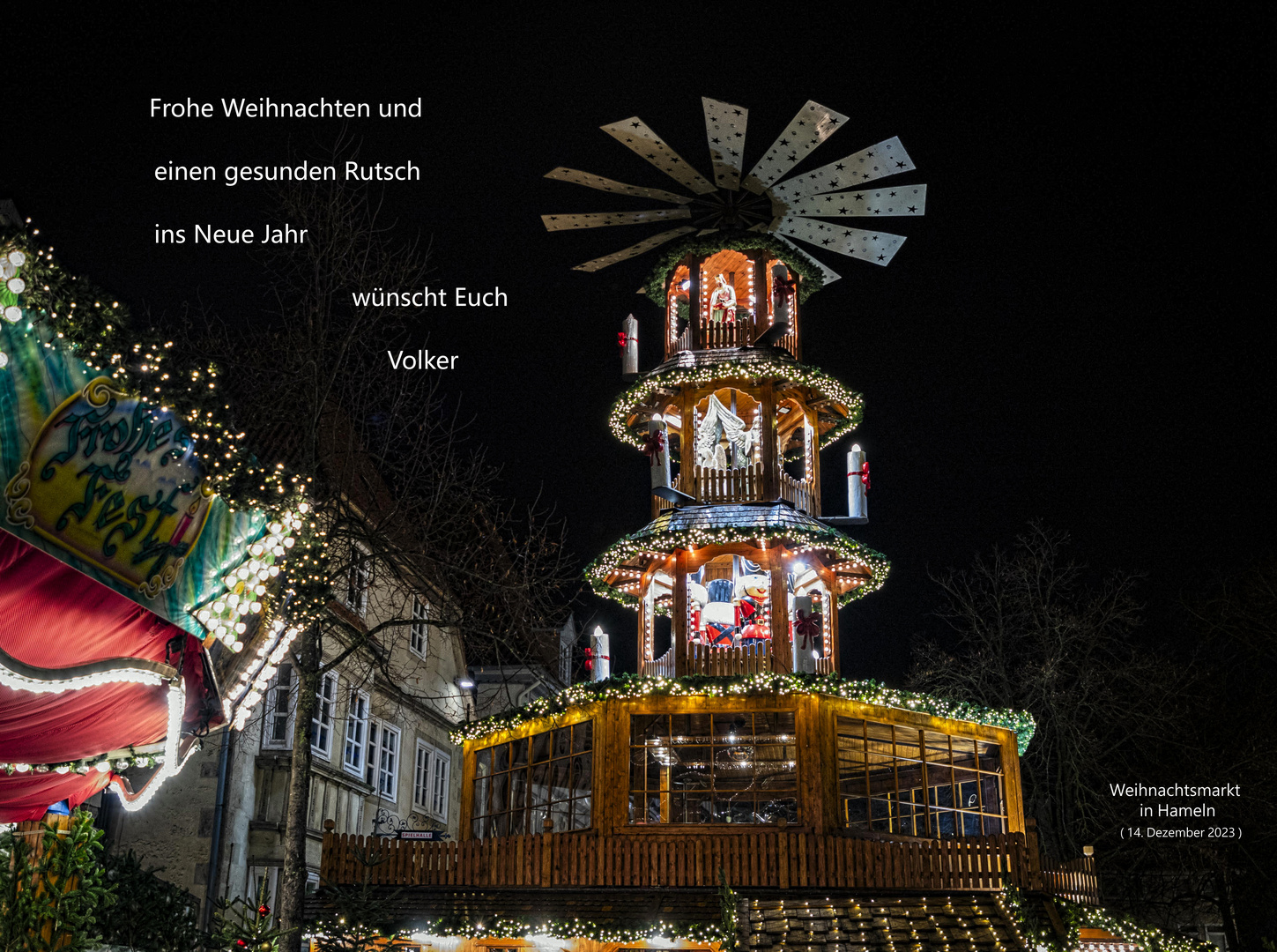 Weihnachtsgrüße aus Hameln-Pyrmont