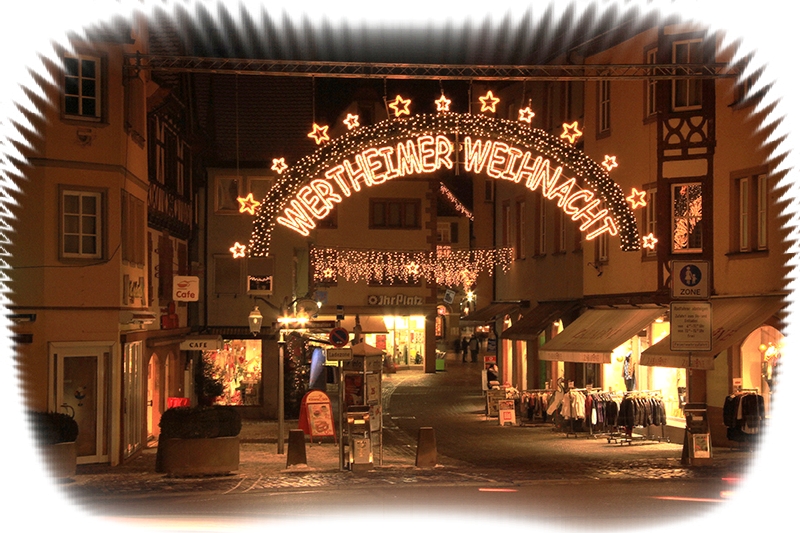 Weihnachtsgrüße aus Wertheim