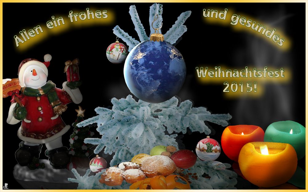Weihnachtsgrüße mal anders...3 Foto & Bild karten und kalender