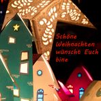 Weihnachtsgrüße von bine