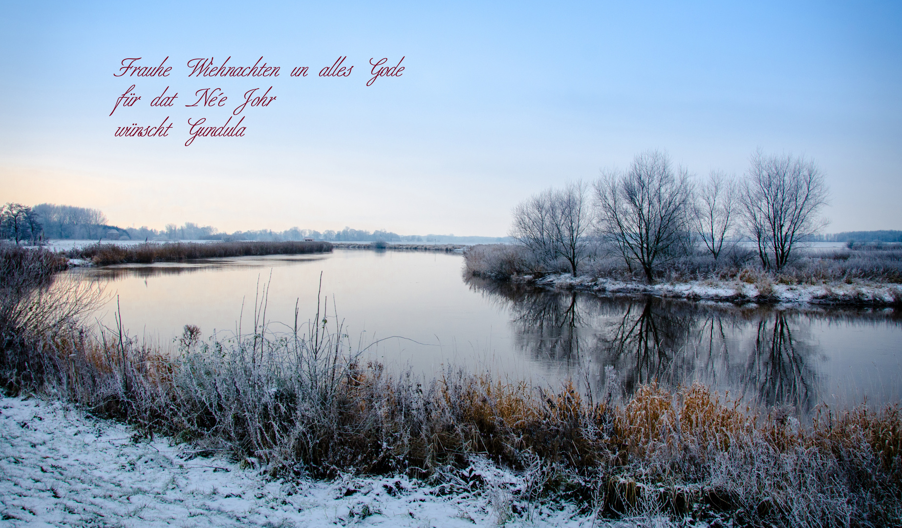 Weihnachtsgrüße von der Oste Foto & Bild gratulation und feiertage