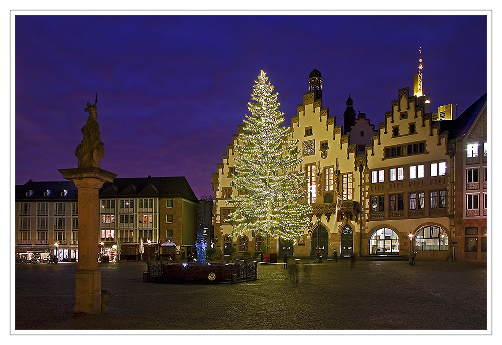 Weihnachtsgruß aus Frankfurt am Main Foto &amp; Bild | karten und kalender