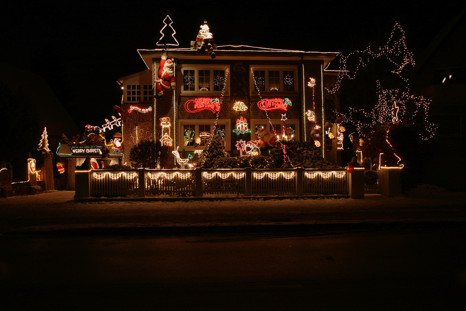 Weihnachtshaus in Hamburg Niendorf