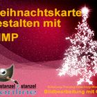 Weihnachtskarte mit GIMP