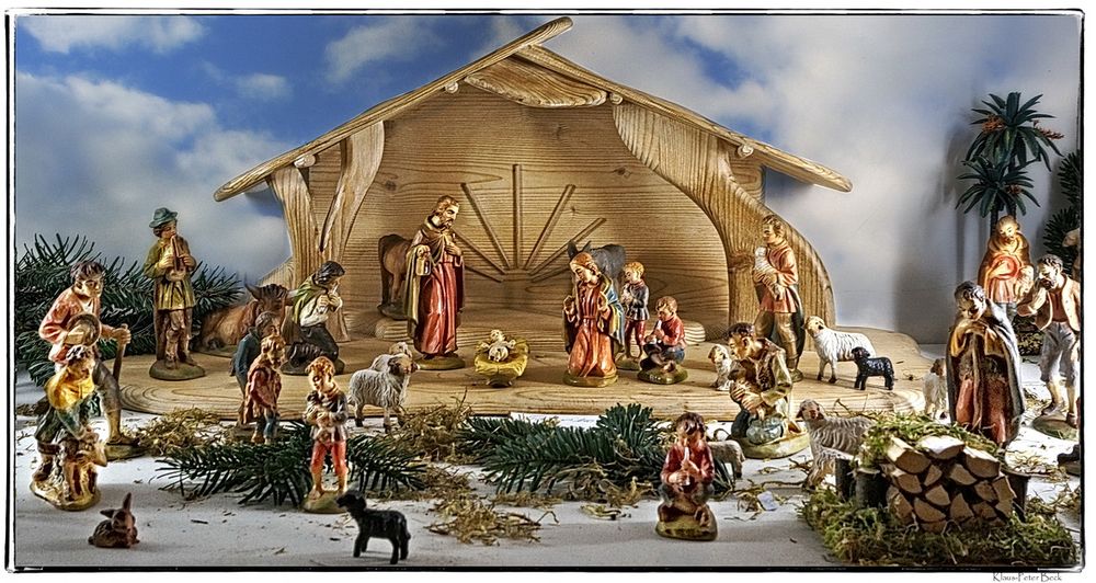 Weihnachtskrippe 2015 Foto & Bild gratulation und feiertage