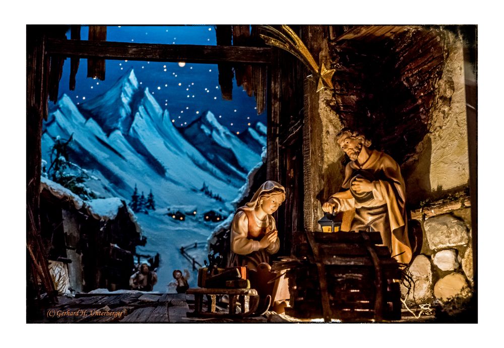 Weihnachtskrippe Gemalt 2025 Rey Alfreda