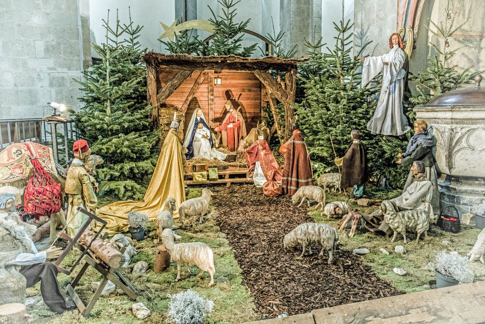 Weihnachtskrippe Foto & Bild  weihnachten, kirche, kirchen Bilder auf 