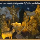 Weihnachtskrippe in Lebensgröße - Weihnachtsmarkt Wiesbaden