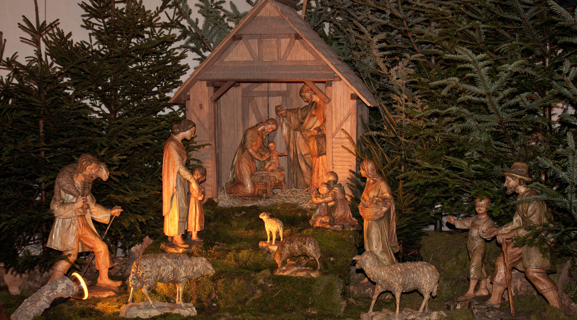 Weihnachtskrippe in Reichenbach/ Lahr Foto & Bild gratulation und