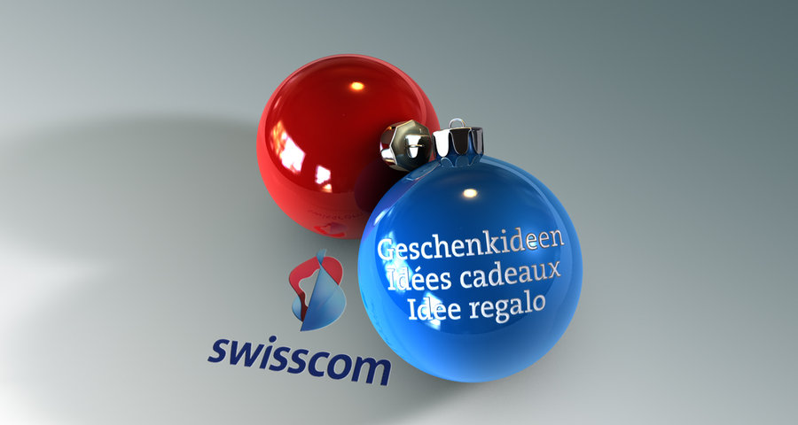 Weihnachtskugeln Swisscom